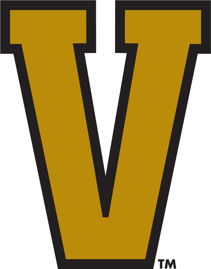 Vanderbilt Commodores 1998-2004 Secondary Logo DIY iron on transfer (heat transfer)